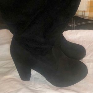 Torrid Black Wide Calves Boots Size 9W.